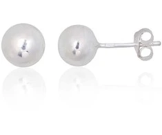 Sidabriniai auskarai –pusetai - 1.3 g. - 7 mm.