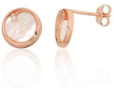 Sidabriniai auskarai –pusetai - 1.4 g. - 10 mm.