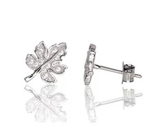 Sidabriniai auskarai –pusetai - 1.6 g. - 13 mm.