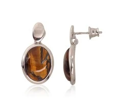 Sidabriniai auskarai Vinukai, Praba: 925°, Metalas: Sidabras - 26 mm. - 6.3 g.