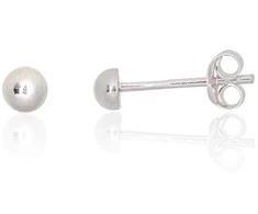 Sidabriniai auskarai –pusetai - 3 mm. - 0.4 g.