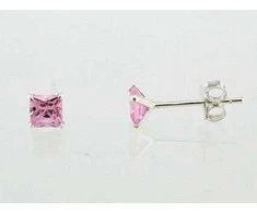Sidabriniai auskarai –pusetai - 4 mm. - 0.5 g.
