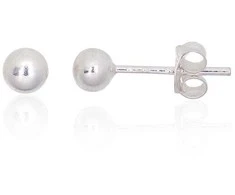 Sidabriniai auskarai –pusetai - 4 mm. - 0.5 g.