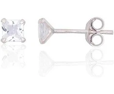 Sidabriniai auskarai –pusetai - 4 mm. - 0.5 g.