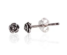 Sidabriniai auskarai Vinukai, Praba: 925°, Metalas: Sidabras - 4 mm. - 0.5 g.