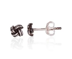 Sidabriniai auskarai Vinukai, Praba: 925°/830, Metalas: Sidabras - 5 mm. - 0.6 g.