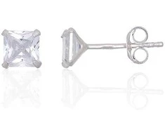 Sidabriniai auskarai –pusetai - 5 mm. - 0.8 g.