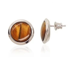 Sidabriniai auskarai Vinukai, Praba: 925°, Metalas: Sidabras - 5.7 g. - 15 mm.