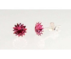 Sidabriniai auskarai –pusetai - 6 mm. - 0.7 g.