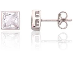Sidabriniai auskarai –pusetai - 6 mm. - 1.7 g.
