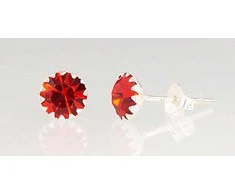 Sidabriniai auskarai –pusetai - 6 mm. - 0.7 g.