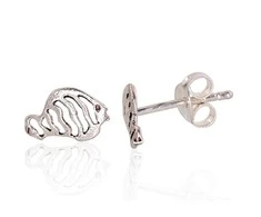 Sidabriniai auskarai Vinukai, Praba: 925°, Metalas: Sidabras - 6 mm. - 0.5 g.