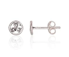 Sidabriniai auskarai Vinukai, Praba: 925°, Metalas: Sidabras - 6 mm. - 0.6 g.