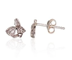 Sidabriniai auskarai Vinukai, Praba: 925°, Metalas: Sidabras - 8 mm. - 0.7 g.