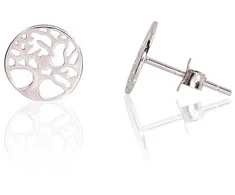 Sidabriniai auskarai Vinukai, Praba: 925°, Metalas: Sidabras - 9 mm. - 0.7 g.