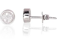 Sidabriniai auskarai Vinukai, Praba: 925°, Metalas: Sidabras - 6 mm. - 1.2 g.