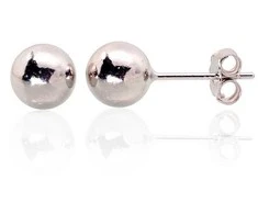 Sidabriniai auskarai Vinukai, Praba: 925°, Metalas: Sidabras - 1.5 g. - 7.1 mm.