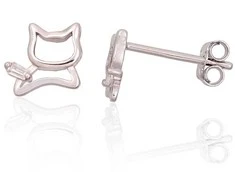 Sidabriniai auskarai Vinukai, Praba: 925°, Metalas: Sidabras - 7 mm. - 0.7 g.