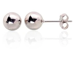 Sidabriniai auskarai Vinukai, Praba: 925°, Metalas: Sidabras - 1.5 g. - 7.1 mm.