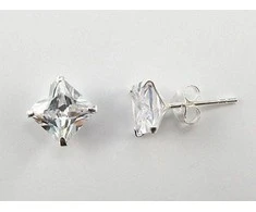 Sidabriniai auskarai Vinukai, Praba: 925°, - 1.1 g. - 6 mm.