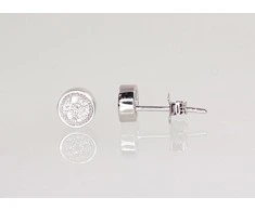 Sidabriniai auskarai Vinukai, Praba: 925°, Metalas: Sidabras - 6 mm. - 1.2 g.