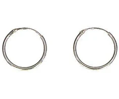 Sidabriniai auskarai –žiedai - 0.5 g. - 16 mm.