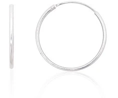 Sidabriniai auskarai –žiedai - 0.9 g. - 22 mm.