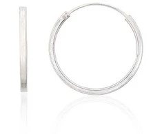 Sidabriniai auskarai –žiedai - 1.2 g. - 20 mm.