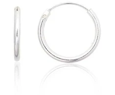 Sidabriniai auskarai –žiedai - 12 mm. - 0.4 g.