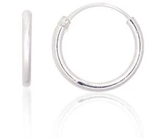 Sidabriniai auskarai –žiedai - 14 mm. - 0.7 g.