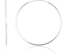 Sidabriniai auskarai –žiedai - 1.8 g. - 40 mm.