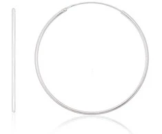 Sidabriniai auskarai –žiedai - 1.9 g. - 45 mm.