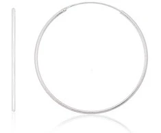 Sidabriniai auskarai –žiedai - 2 g. - 45 mm.