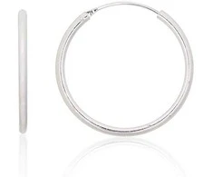 Sidabriniai auskarai –žiedai - 2.3 g. - 30 mm.