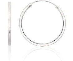 Sidabriniai auskarai –žiedai - 3.1 g. - 30 mm.