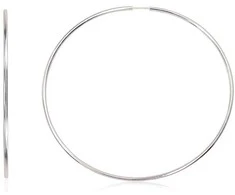 Sidabriniai auskarai –žiedai - 7.1 g. - 73 mm.