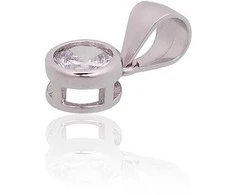 Sidabrinis pakabukas - 14 mm. - 0.7 g.