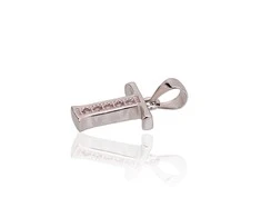 Sidabrinis Pakabukas - Vardo Raidė. Metalas: Sidabras. Praba: 925°. Akmuo: Cirkonai - 1.2 g. - 19 mm.