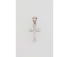 Sidabrinis pakabukas kryželis. Metalas: Sidabras. Praba: 925° - 21 mm. - 0.7 g.