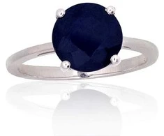 Sidabrinis žiedas - 16 - 1.8 g. - Safyras (2,4Ct)