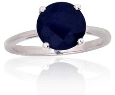 Sidabrinis žiedas - 16 - 1.9 g. - Safyras (2,4Ct)