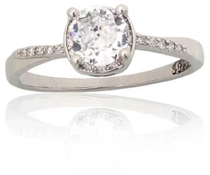 Sidabrinis žiedas - 17.5 - 1.8 g.