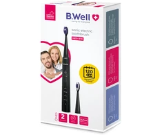 Dantų šepetėlis Bwell Swiss Ag B.WELL MED-870, juodas
