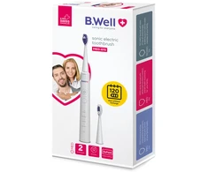 Dantų šepetėlis Bwell Swiss Ag B.WELL MED-870, baltas