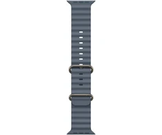 Apple Watch 49mm Anchor Blue Ocean Band - Natural Titanium Finish - MGCC4ZM/A
