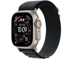 Apple Watch 49mm Black Alpine Loop - Small - Natural Titanium Finish - MFTE4ZM/A