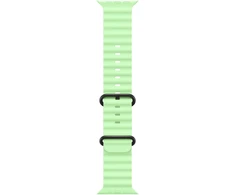 Apple Watch 49mm Neon Green Ocean Band - Black Titanium Finish - MGCL4ZM/A