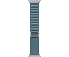 Apple Watch 49mm Light Blue Alpine Loop - Large - Natural Titanium Finish - MFTK4ZM/A