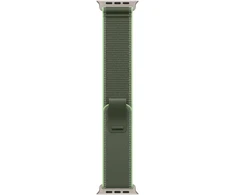 Apple Watch 49mm Green/Neon Trail Loop - M/L - Natural Titanium Finish - MFT54ZM/A