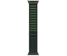 Apple Watch 49mm Dark Green Alpine Loop - Large - Black Titanium Finish - MYPT3ZM/A